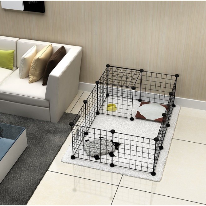 CHUỒNG QUÂY THÚ CƯNG LẮP GHÉP 12 TẤM