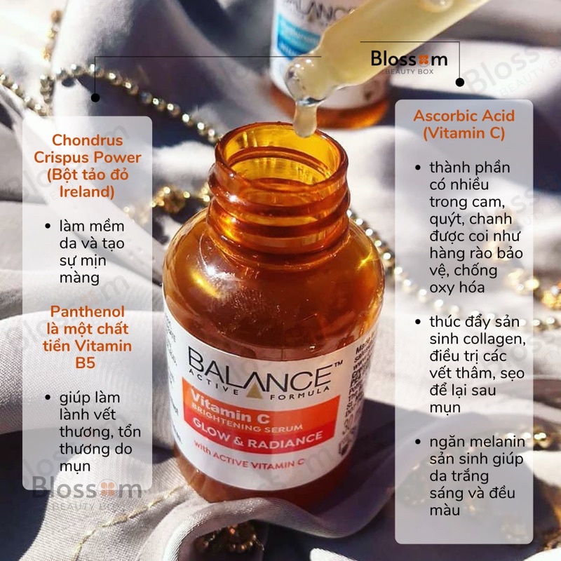 Tinh chất dưỡng da Vitamin C Power Serum Balance Active Formula