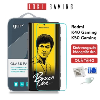 Bộ 2 miếng cường lực Gor cho Xiaomi K40 Gaming, Dán màn hình K40 Game chính hãng Gor
