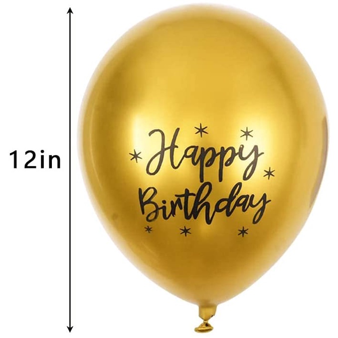 Bong Bóng 12 Inch Trang Trí Tiệc Sinh Nhật