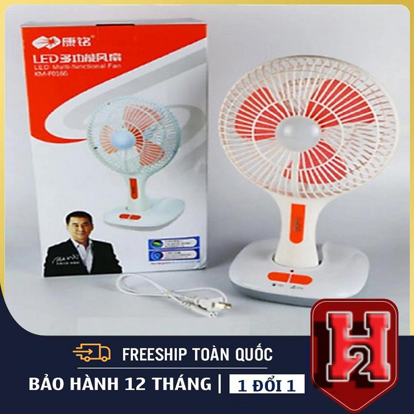 ♞Quạt Ông Tây- Sạc Dự Phòng- Tích Điện- Mini Có Đèn- Để Bàn- Gấp Gọn Kiêm USB, Treo Tường, Dung Lượng 4000 mAh D