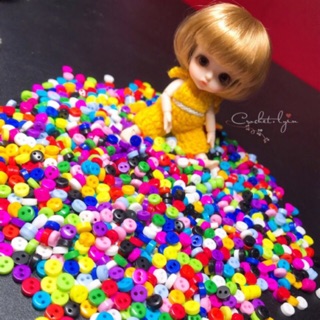 Nút mini may phụ kiện bjd, doll,.. 4mm tròn