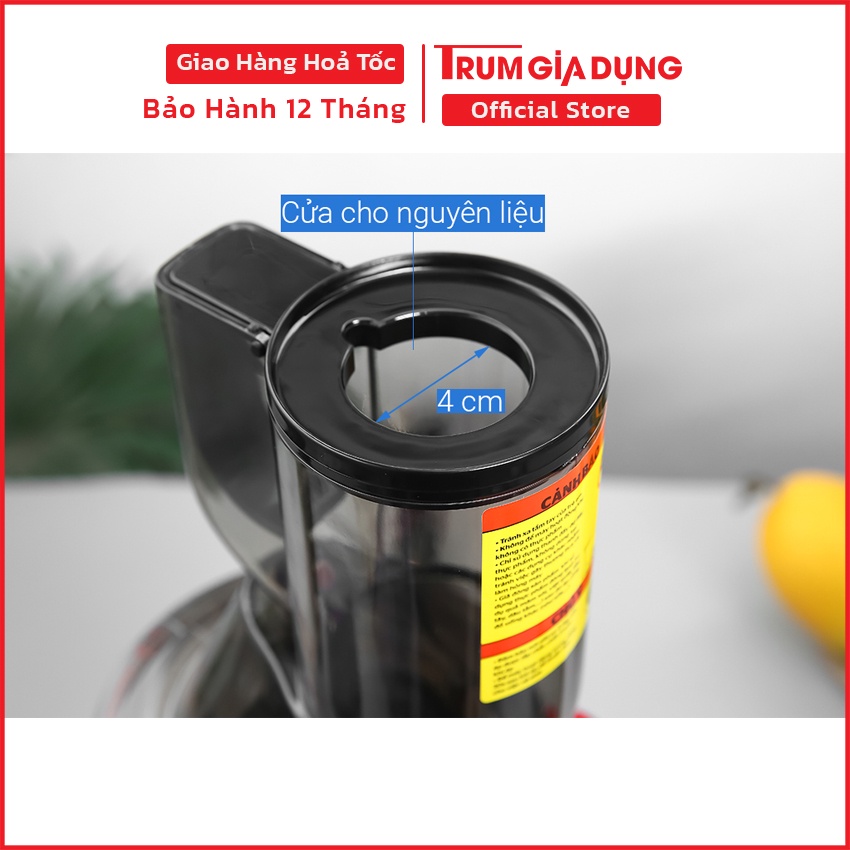 Máy ép trái cây, hoa quả chậm Sunhouse SHD5505, ép cam, ép táo, ép ổi giữ nguyên dinh dưỡng, bảo hành 24 tháng.