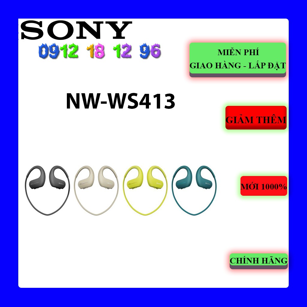 SONY NW-WS413 | MÁY NGHE NHẠC MP3 SONY NW-WS413