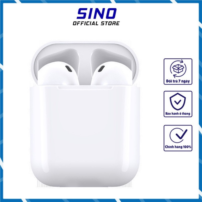 Tai Nghe Không Dây Bluetooth I.12 - Dùng Cho Iphone / Android - Pin Lâu - Âm Thanh Sôi Động - Pass Cực Căng