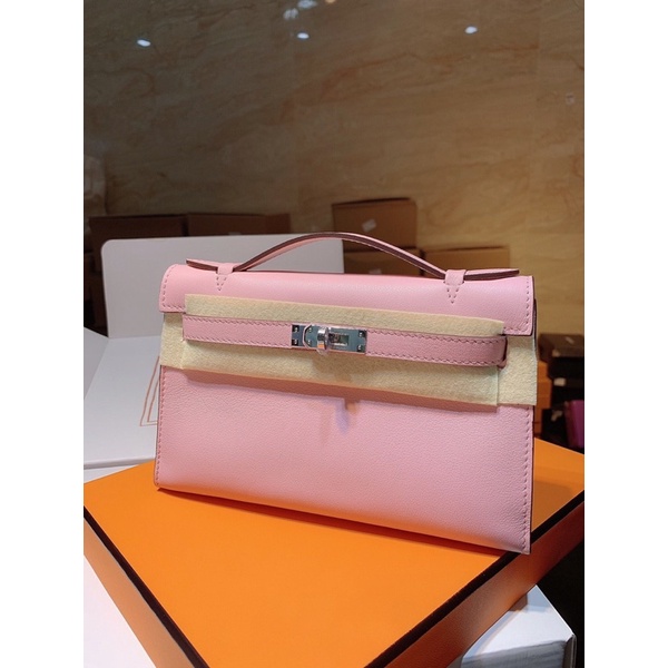 Túi xách Hm cầm tay sc khâu máy sz 22 sẵn ship