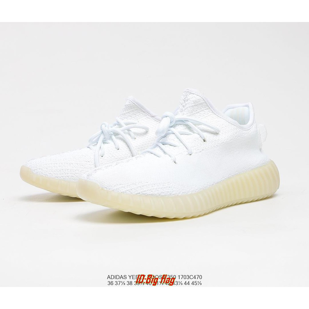 Giày Thể Thao Adidas 1 Yeezy Boost 350 V2 Màu Trắng