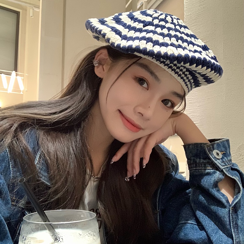 Mg STUDIO / Mũ Nồi Dệt Kim 3 Màu