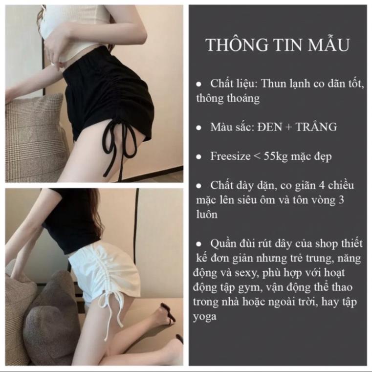 Q1  QUẦN ÔM BODY RÚT DÂY XINH ĐẸP Q1 [Hàng Siêu Cấp] | BigBuy360 - bigbuy360.vn