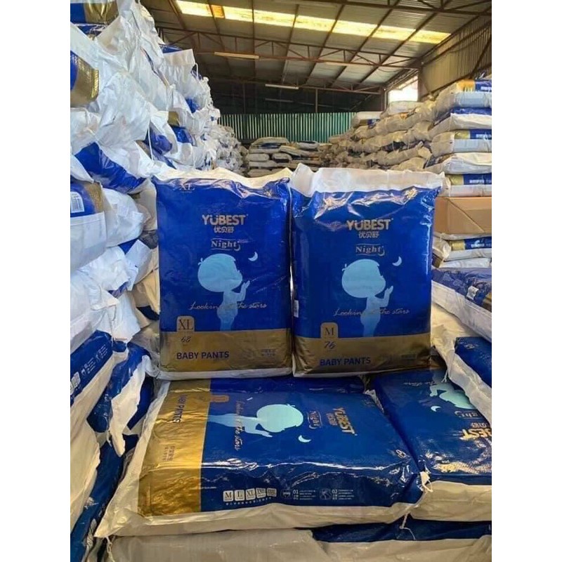 Bỉm dán/quần yubest night S84/M76/L72/XL68/XXL64/XXXL60