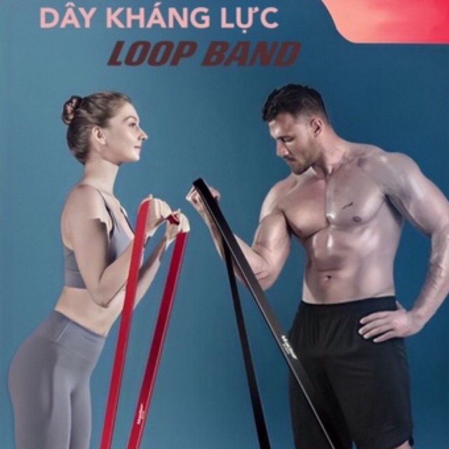 Dây Kháng Lực LOOP BAND tập Mông Tay Đùi Vai Xô