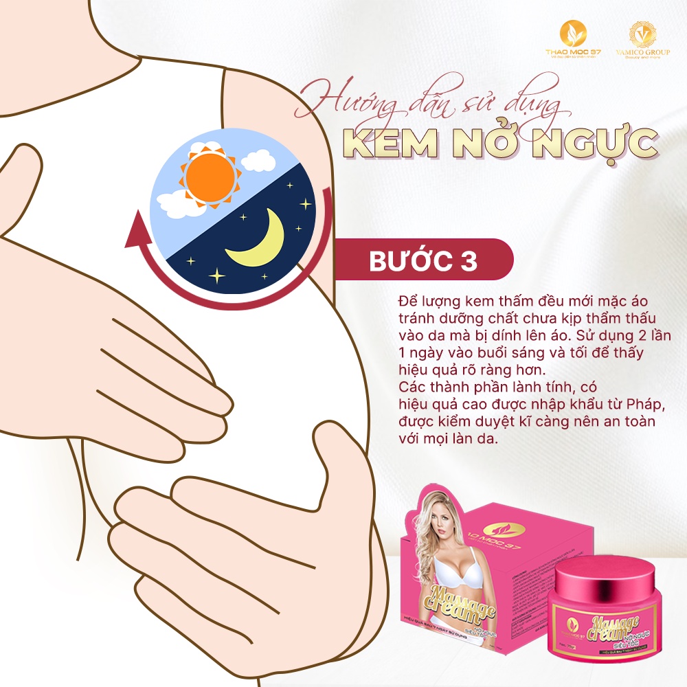 Kem nở ngực Massage Scream Thảo Mộc 37 Chính Hãng giúp săn chắc, cải thiện vòng 1 | BigBuy360 - bigbuy360.vn