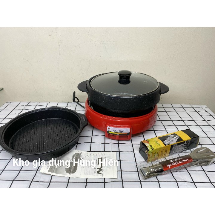 (Mã CHUT002 giảm 8%) Nồi nấu Lẩu và Nướng đa năng Well Cook MODEL TC-N8200 - Hàng Chính Hãng