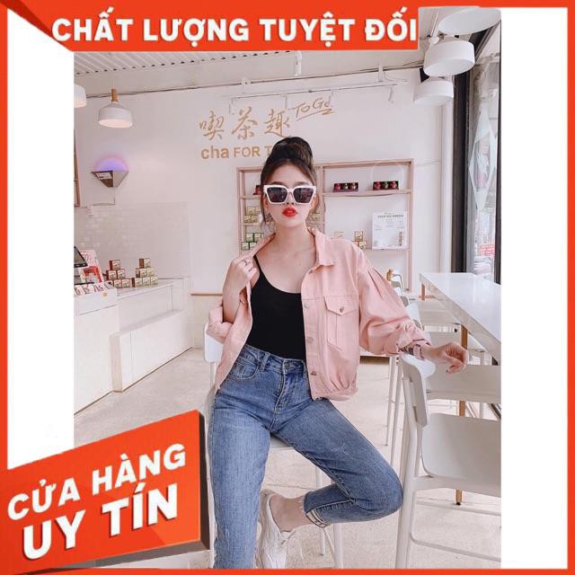 ÁO KHOÁC KAKI CROPTOP LỬNG HOT HIT- hình thật chính chủ