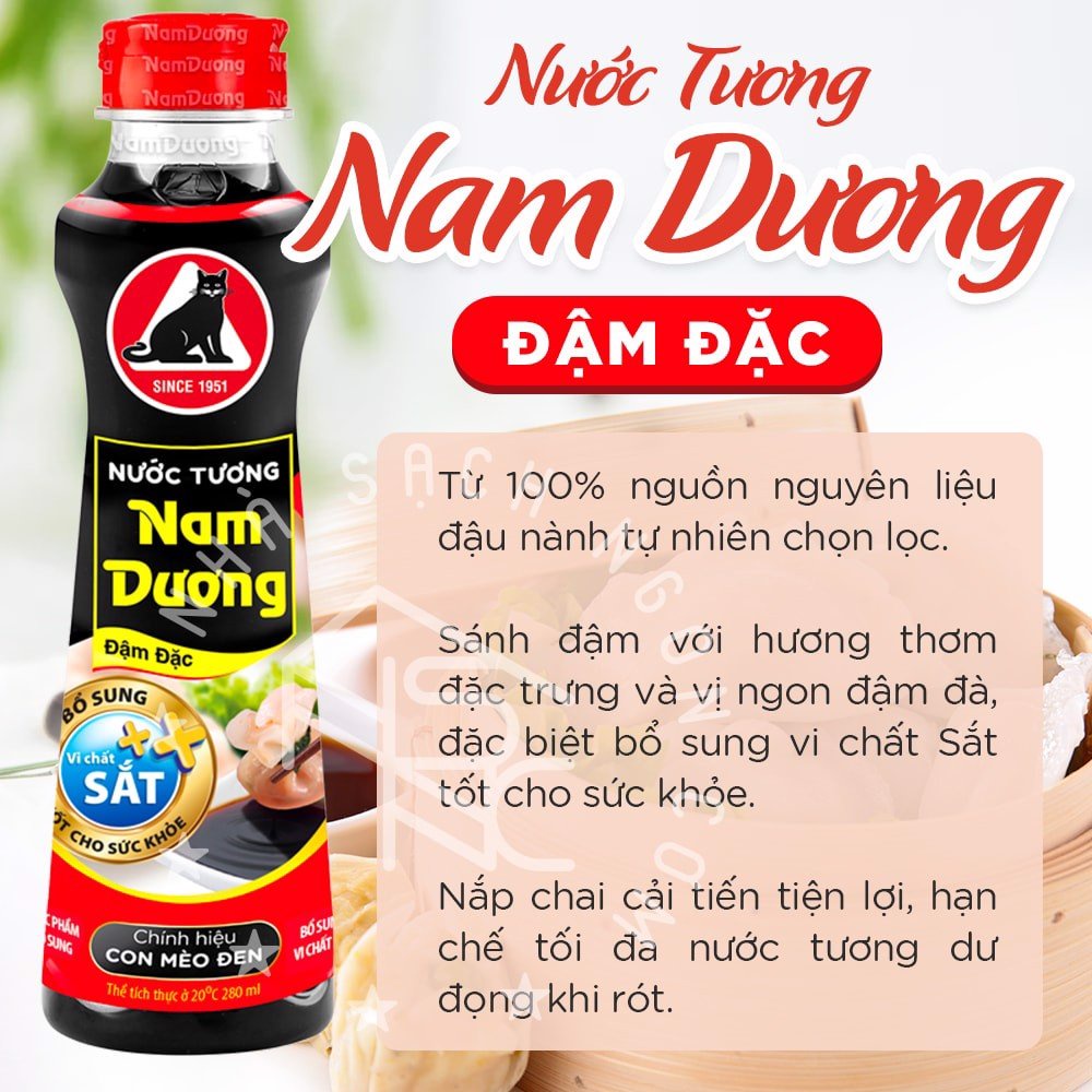 Nước Tương Nam Dương Đậm Đặc 280ml