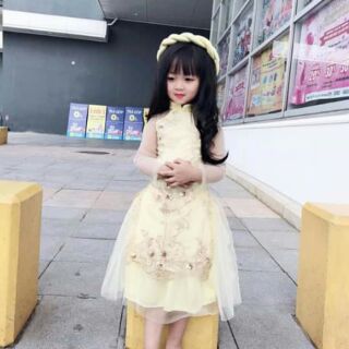 Áo dài cách tân bé gái