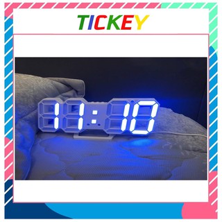 Đồng hồ LED treo tường 3D phong cách Hàn Quốc