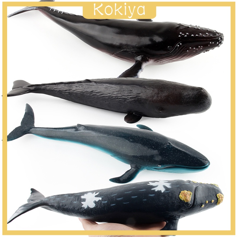 Mô Hình Cá Voi Xanh Bằng Nhựa Thực Tế Đồ Chơi Giáo Dục Cho Bé