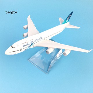 Mô Hình Máy Bay Đồ Chơi Tsogto 1/400 New Zealand B747-400