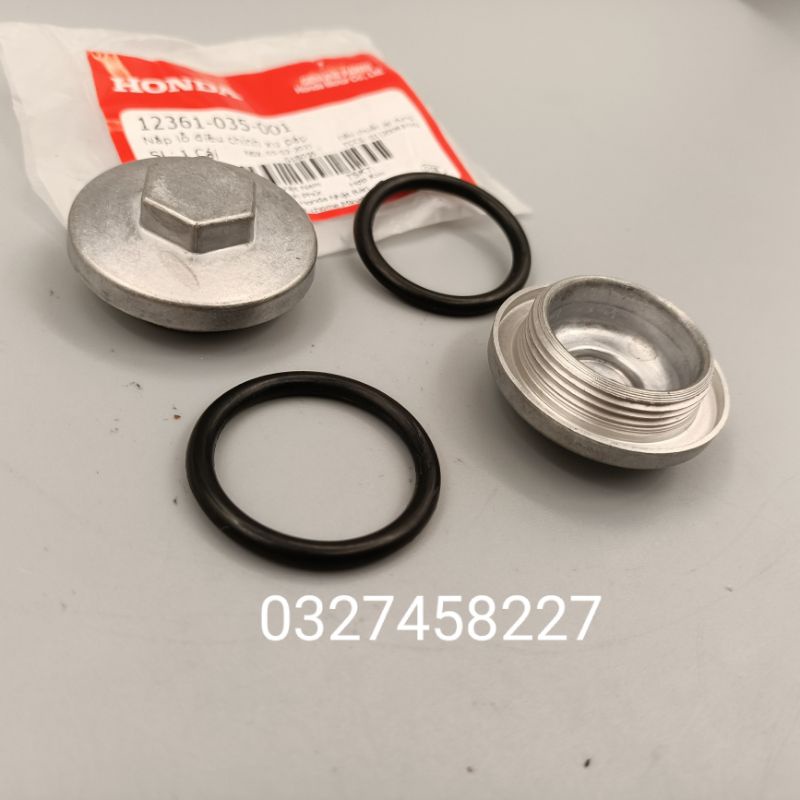 2 nắp xupap đầu bò quylat xe DREAM, WAVE, FUTURE... zin luôn gioăng