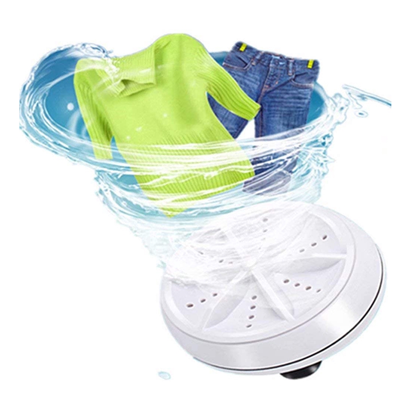 Máy giặt mini sử dụng cho thau nước dạng tuabin sử dụng sóng siêu âm