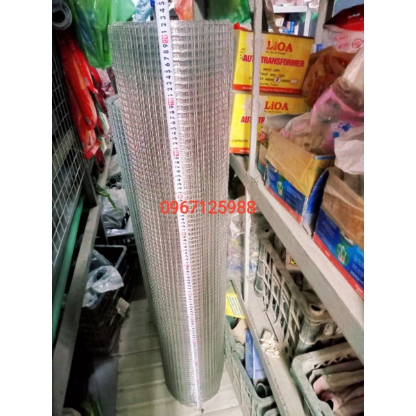 Lưới inox 304 cao 1,2mét ô vuông 1cm
