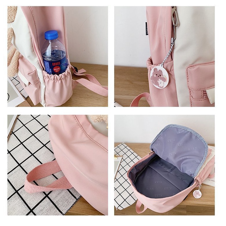Balo đi học ulzzang thời trang unisex cá tính , cặp học sinh sinh viên dễ thương 3002
