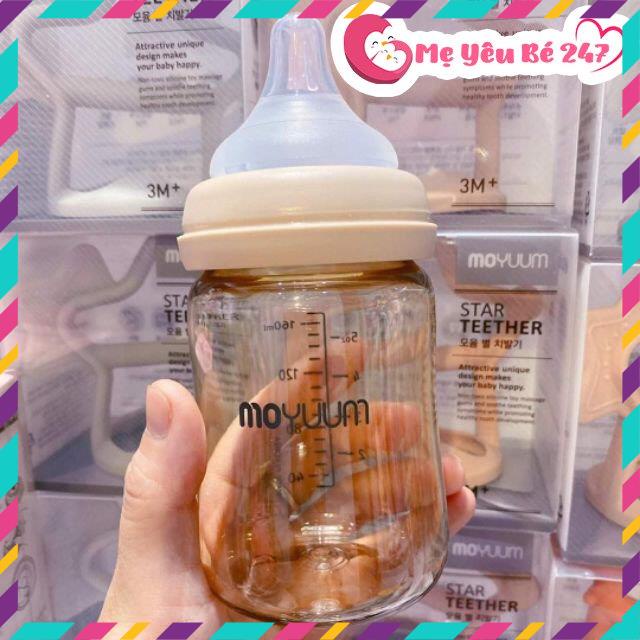 Bình sữa Moyuum 170ml/270ml Hàn Quốc (Chọn núm)