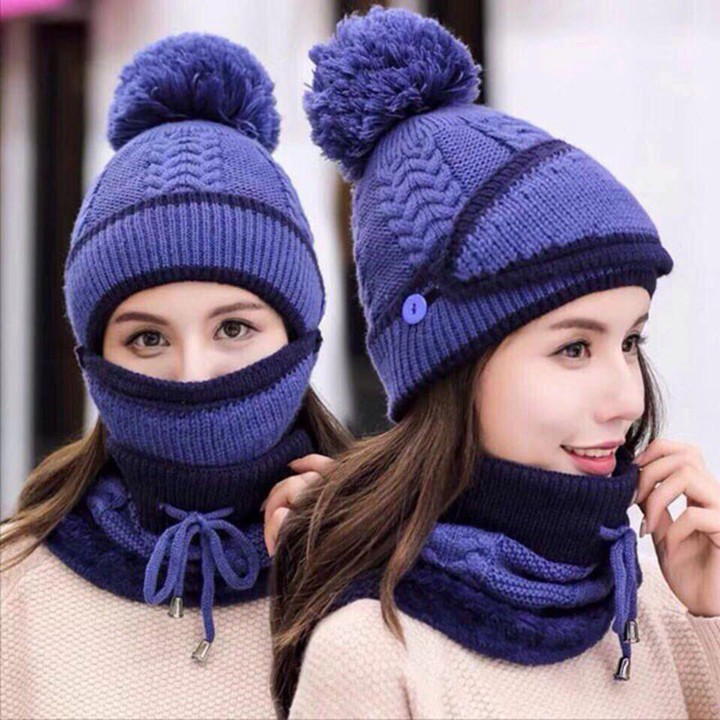 Set Khăn Mũ Len Cho Nữ
