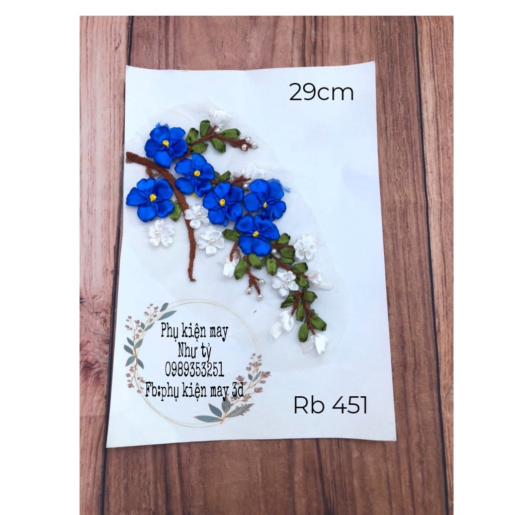 [Ảnh thật] [Có sẵn] nhánh hoa đào ruy băng xinh xắn 29cm