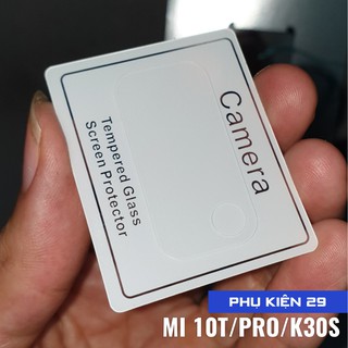 [Xiaomi Mi 10T/10T Pro/Redmi K30S] Combo dán lưng 3D vân Cacbon, dán kính chống xước camera