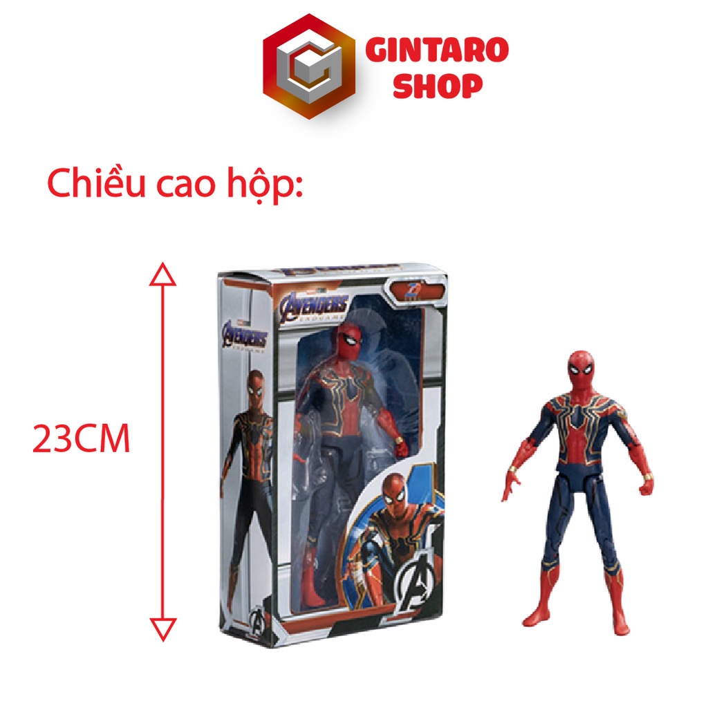 Mô hình Spider Man marvel cao cấp , Đồ chơi mô hình nhân vật người nhện Gintaro Shop