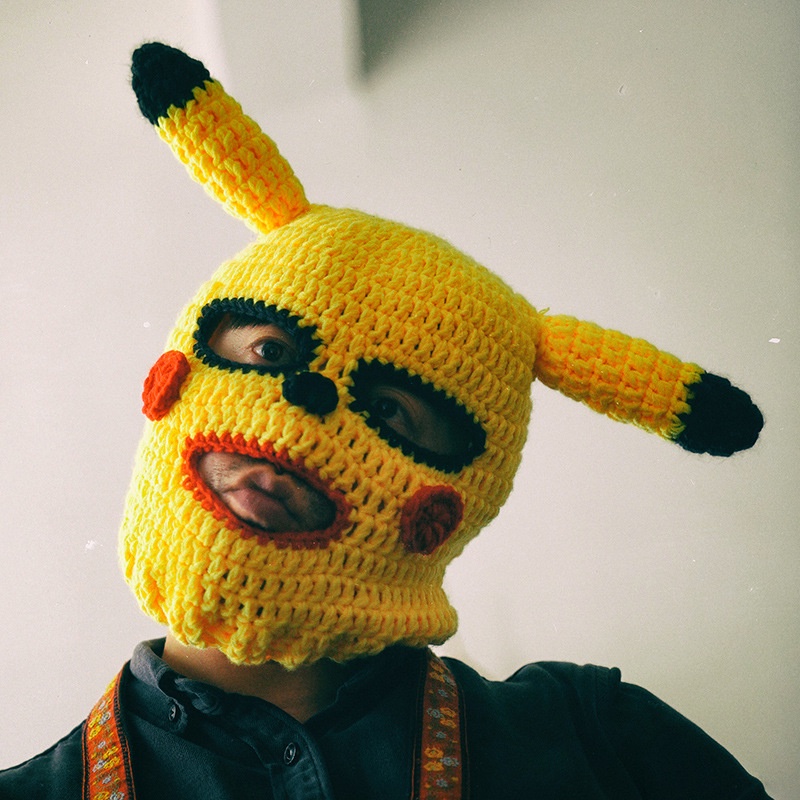 Mũ Trùm Đầu Dệt Kim Che Phủ Toàn Bộ Khuôn Mặt 3 Lỗ Hóa Trang Nhân Vật Balaclavas