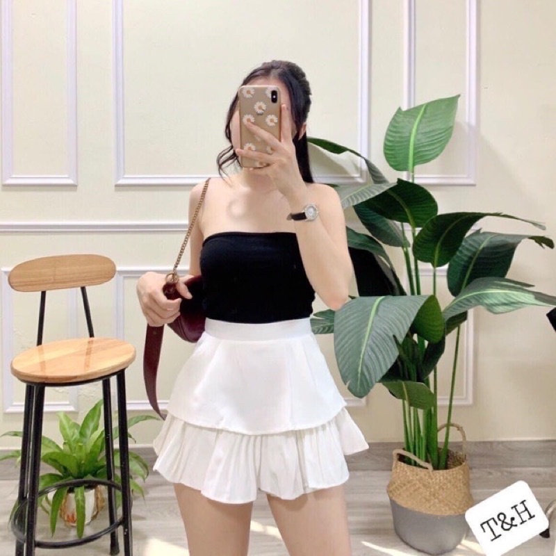 Chân váy 2 tầng ly gấu hàng việt | BigBuy360 - bigbuy360.vn