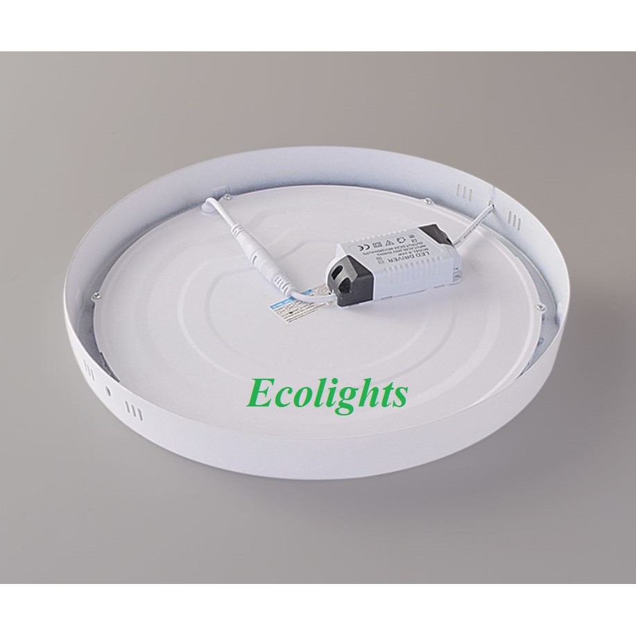 Đèn LED downlight ốp trần nổi tròn công suất 12W - 18W - 24W ánh sáng trắng bóng tròn, bóng vuông (cho ban công...)