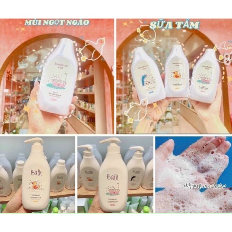 Sữa tắm Bath Joeeyloves siêu dưỡng thể - 500ml