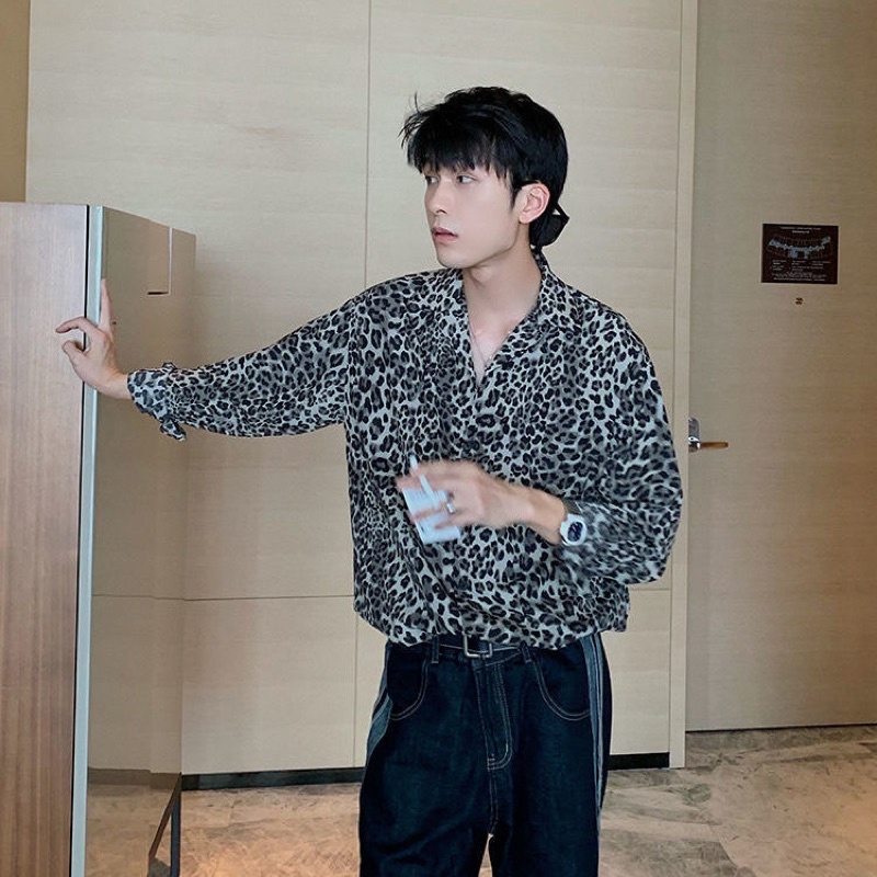 Áo Sơmi Nam Da Báo Bad Boy Ngầu Chất Chơi