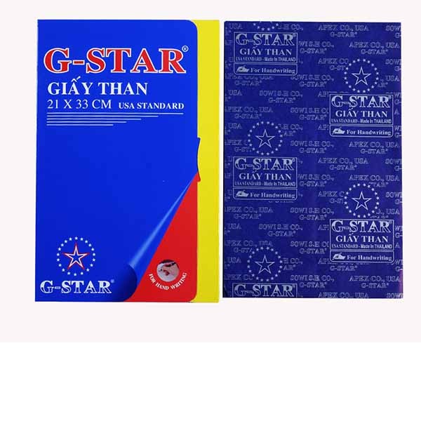 Giấy Than Xanh Gstar, Horse, Kokusai (Xấp 100 tờ)