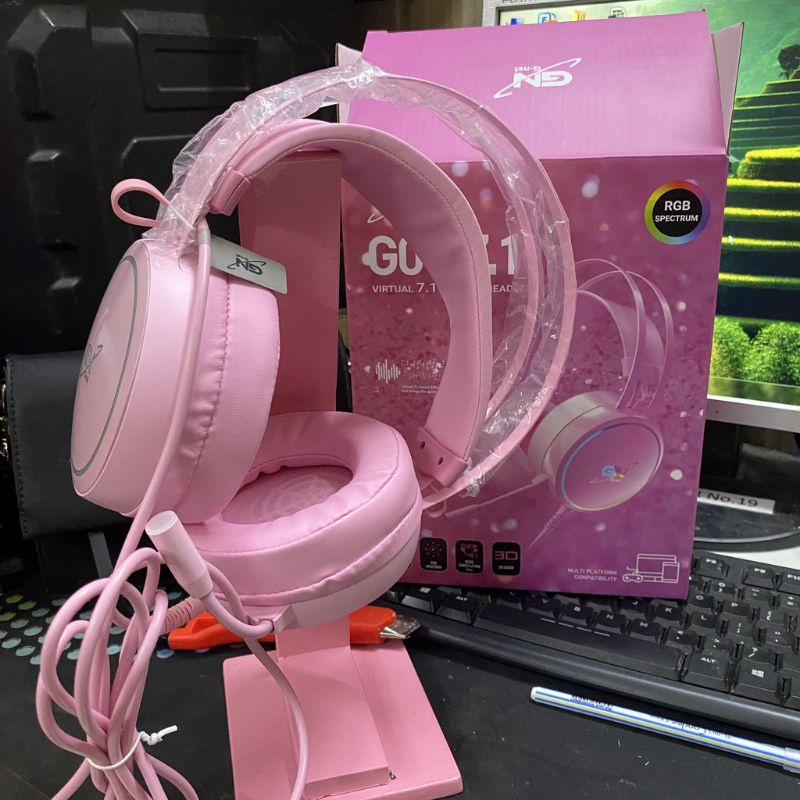 Tai nghe chụp tai hồng, tai nghe gaming Dareu eh722s Gnet g09 rkx-Hàng chính hãng bảo hành 1 năm