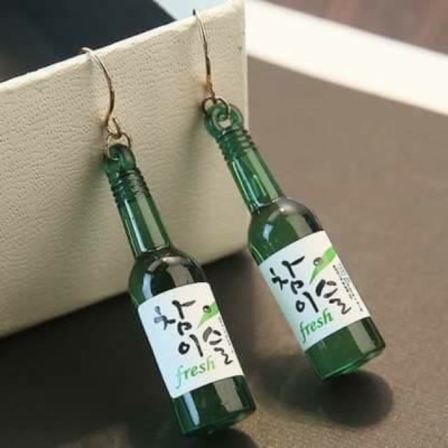 Khuyên tai rượu soju ( sỉ 7,5k )