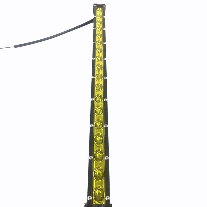 Đèn Led bar 1 Hàng Vàng 50Cm lõm (Cái) Đèn Pha LED Bar 18 Bóng Dài 50cm Dành Cho Ô Tô Áng Sáng Vàng