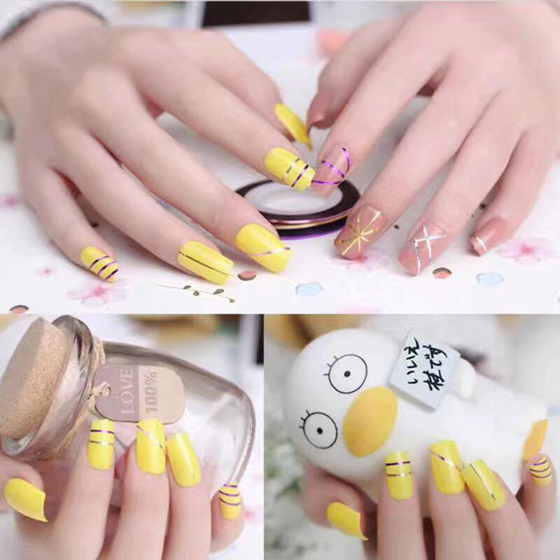 Phụ Kiện Dây Kim Tuyến Trang Trí Móng Nail  (Lẻ 1 Cuộn)