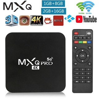 [Hàng Chính Hãng BH 12 Tháng] Android TV box MXQ PRO 4K 5G Android:10.1 Đã cài sãn kênh YouTube, Chorme...vv Tặng Kèm