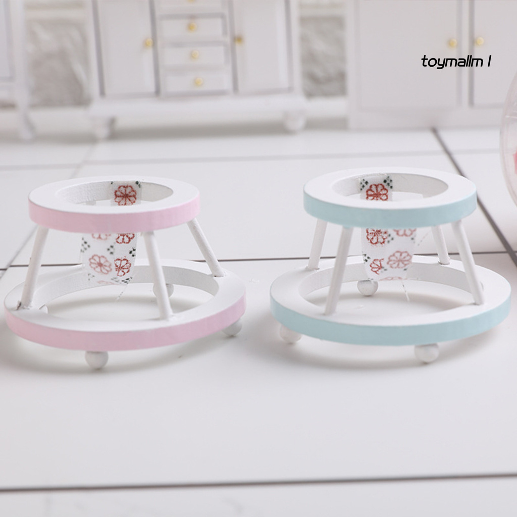 toymall Doll House Furniture Baby Walker Mini Simulation Play Scene Model Toy Accessory