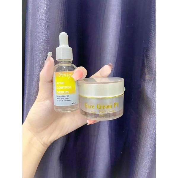COMBO SERUM + KEM FACE PONRY(TẶNG KÈM QUÀ NGẪU NHIÊN)