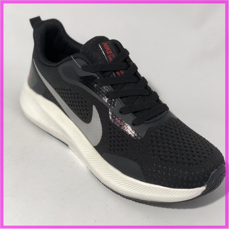 Giày Nike Zoom Màu Đen Đế Trắng Cao Cấp - Giày Thể Thao Sneaker Nam Nike Zoom Cao Cấp Full Box