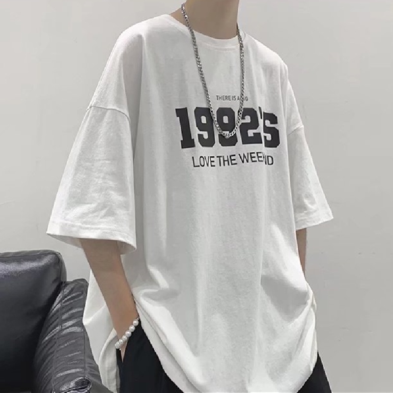 Áo Thun Nam Tay Ngắn In Chữ Thời Trang Trẻ Trung Size S-8XL