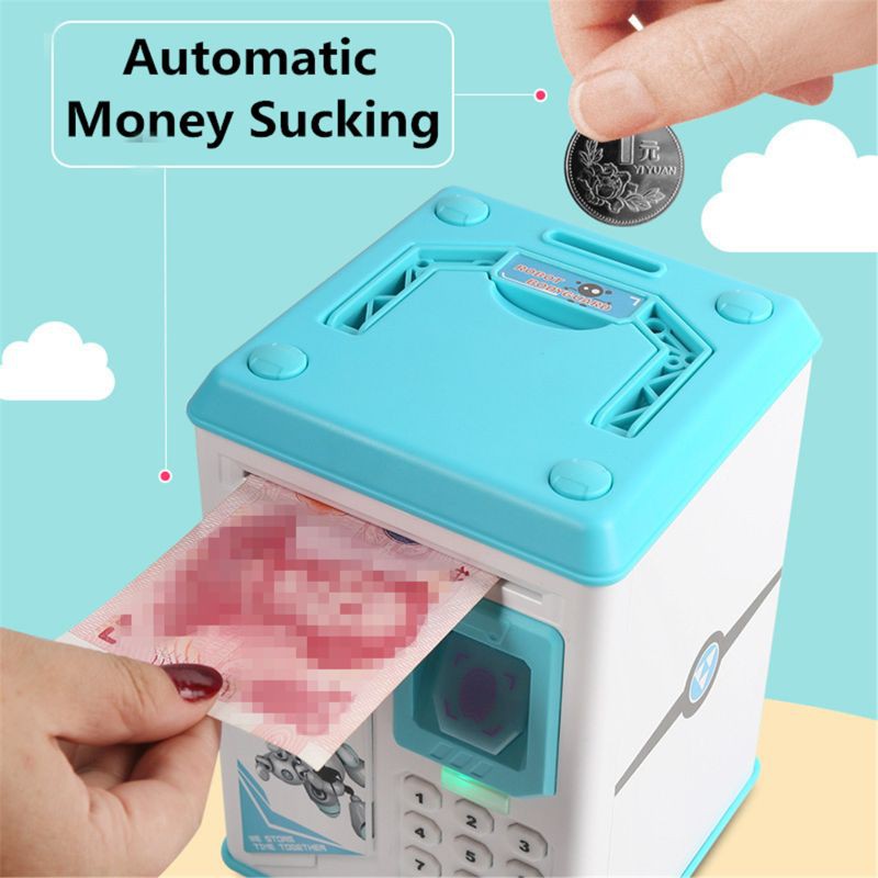 Hộp Tiết Kiệm Tiền Hình Cây Atm Mini