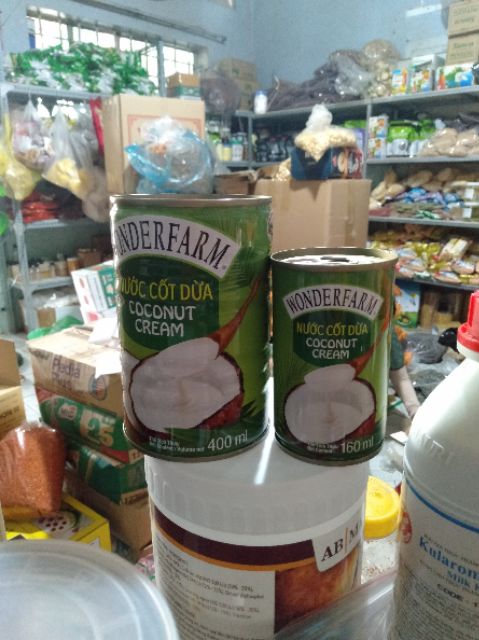 [Mã 77FMCGSALE1 giảm 10% đơn 250K] Nước cốt dừa Wonderfarm long nhí [ 160ml] | BigBuy360 - bigbuy360.vn
