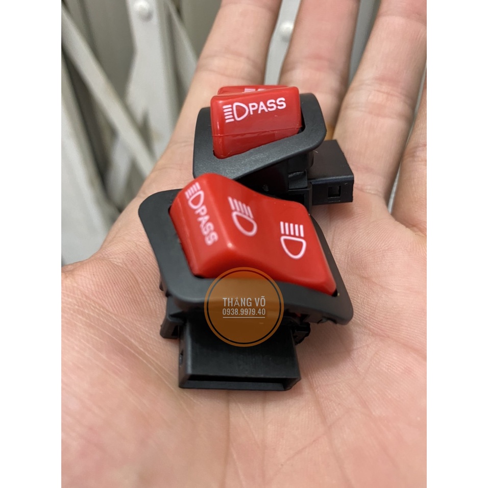 Nút passing, Công tắc passing đỏ lắp Vario Winner Airblade SH Vision Future Lead Sh mode Wave Blade